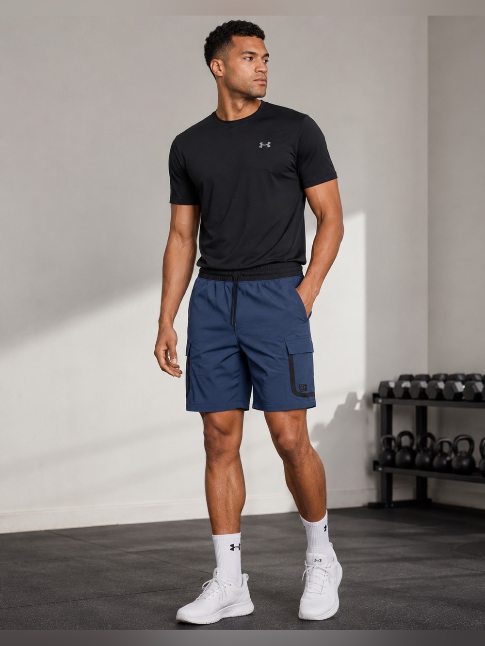 Under Armour Navy Blue Shorts | Small | NWT